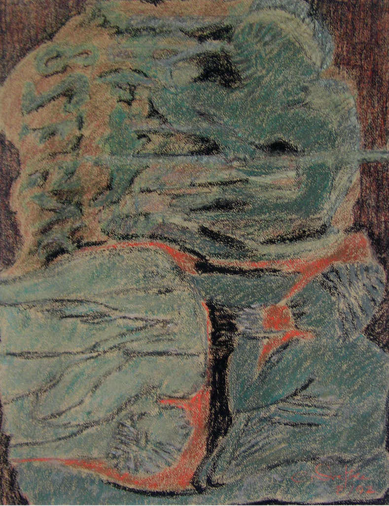 04-neue-wegzeichen-4-etruskisches-gelage-pastell53x41-1992