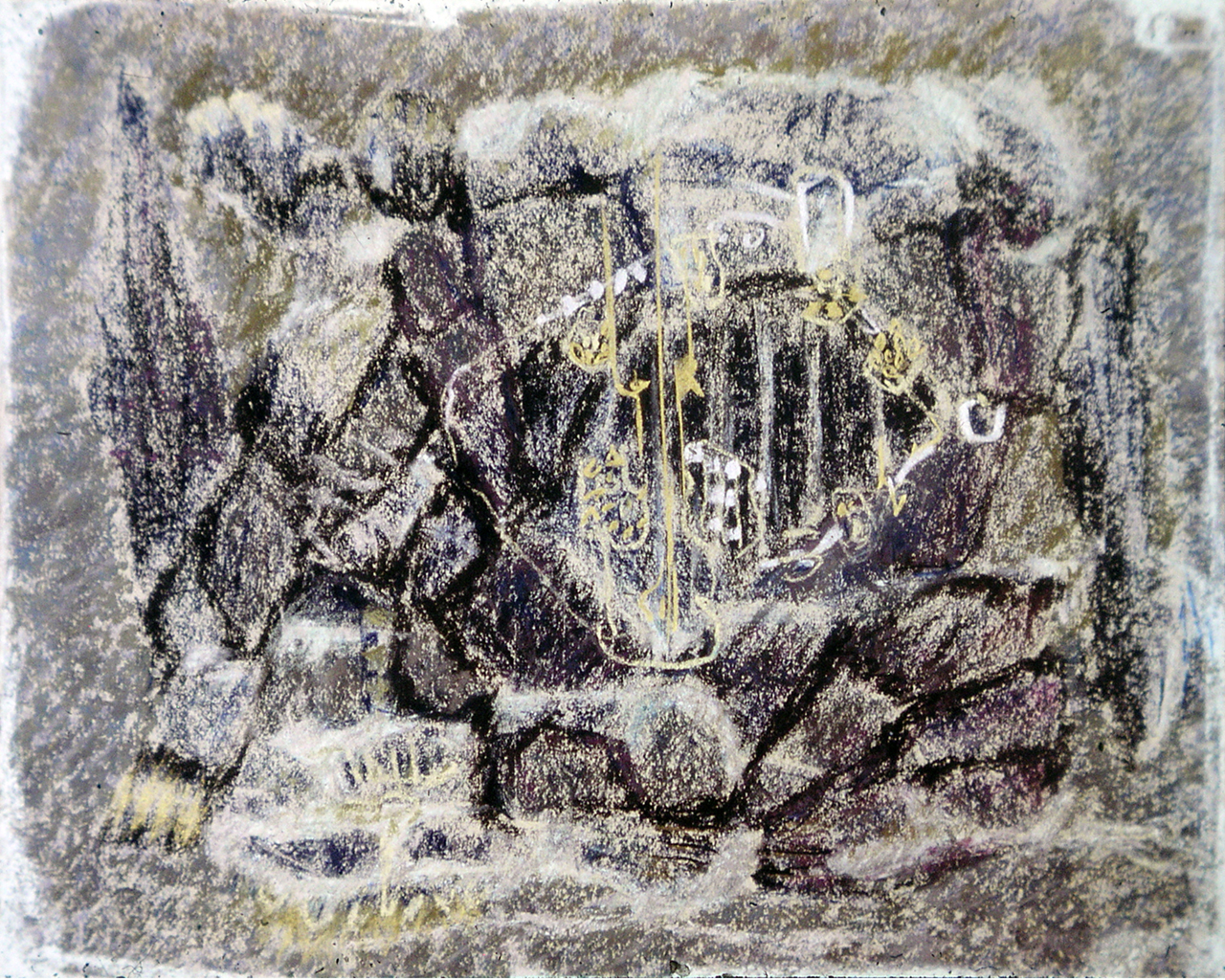 1-neue-wegzeichen-1-hoehle-pastell39x49-1992