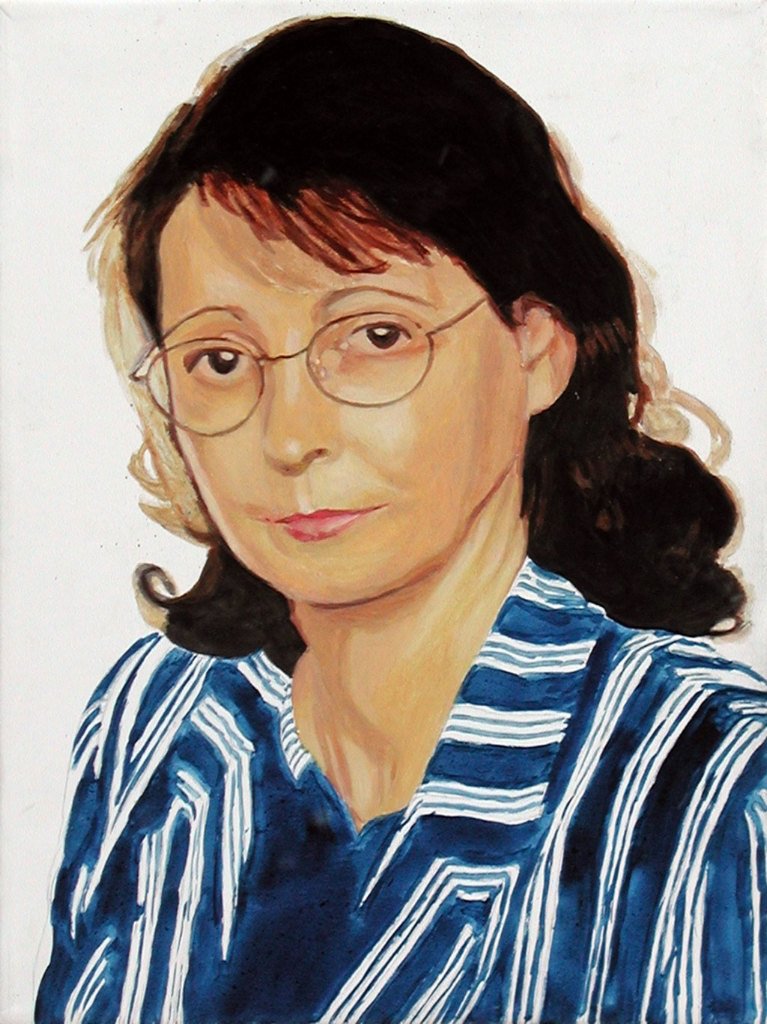 Bäckmann Porträt, ÖaLw,30x40, 2003