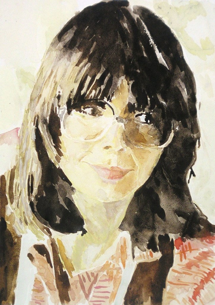 Christa Henrich, Aquarell, 19.7.1989