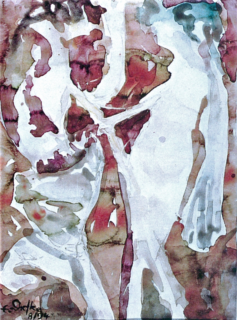 12-adam-und-eva-aquarell-31x23-cm-8-1994-verkauft