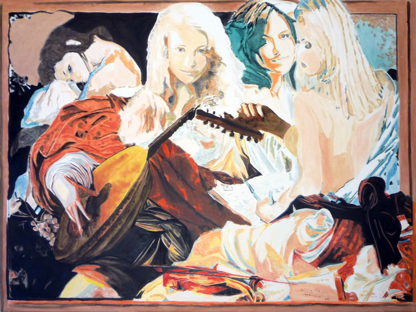 Festmusik ÖlaLw, 150x200 cm, 2009