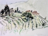 San Polo di Rosso, Aquarell, 1986, 29,7x40 cm