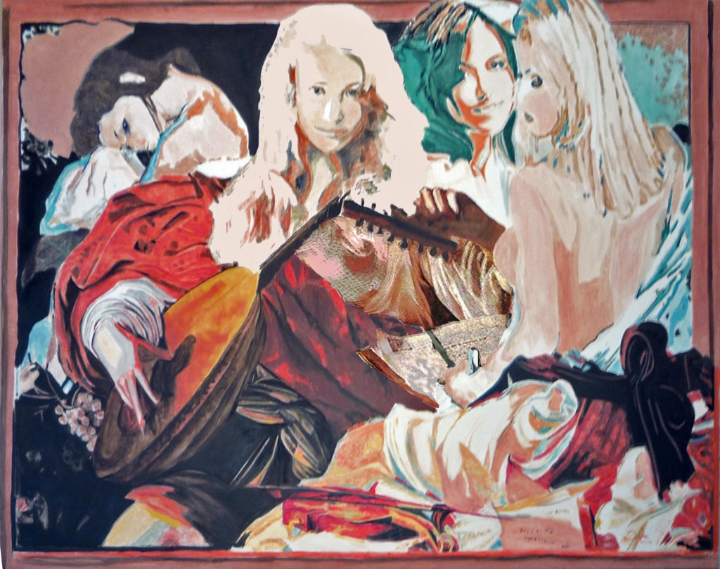 Festmusik, ÖlaLw, 150x200 cm, 2009