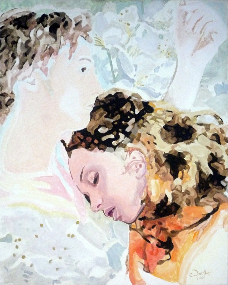 Romeo und Julia, Öl auf Leinwand, 100x80 cm, 2009