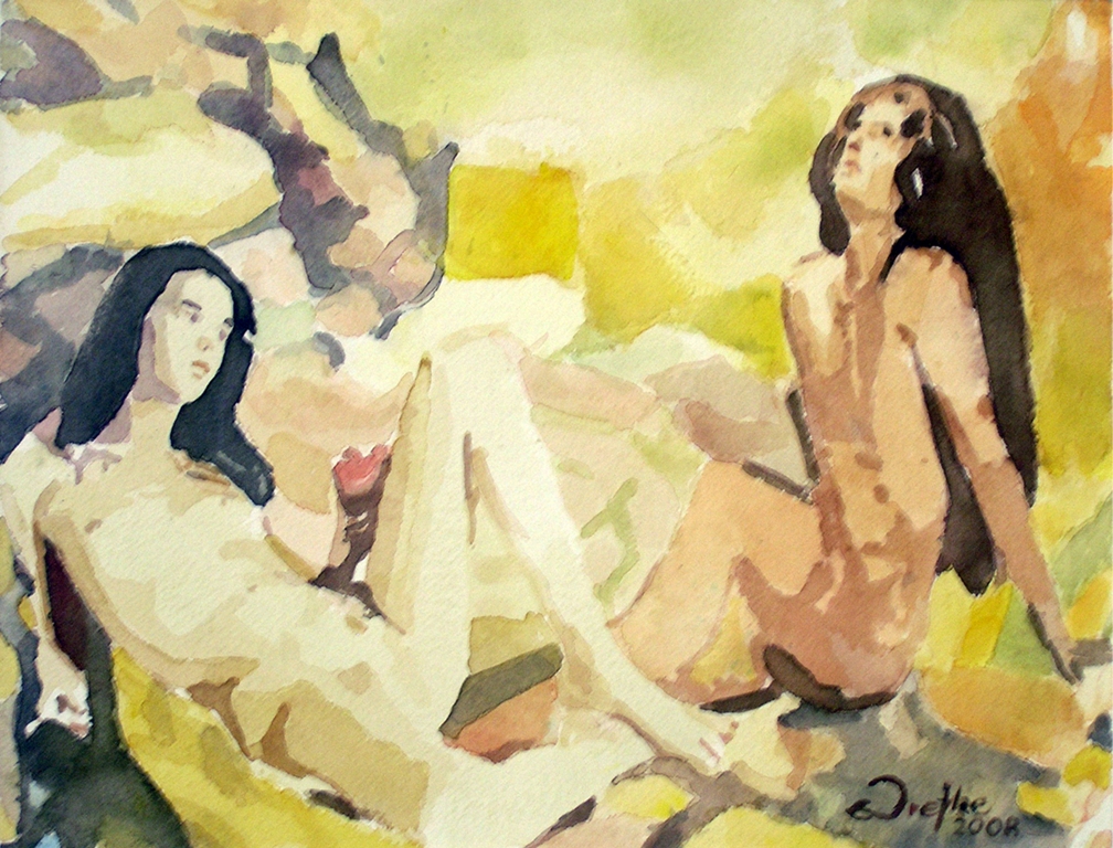 13-adam-und-eva-paradiesisch-aquarell-29x38-cm-2007