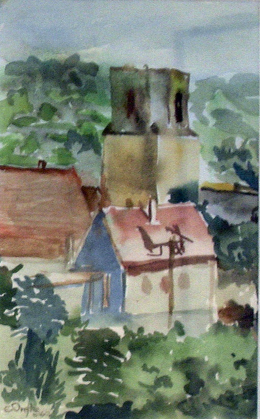 1960-muehlhausen-aquarell-29x18-cm