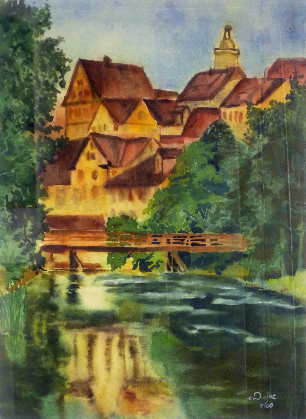 1962-schwaebisch-hall-aquarell-52x38